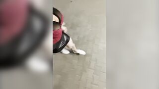 Intens caught in public