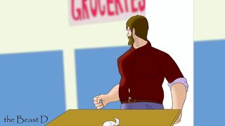 GROWTH GAMES two - Muscle Growth & Weight Build up Cartoon