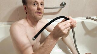 LanaTuls - Rectal Hoe and Mega-bitch Exploring 25cm Rectal Clyster Cleaner