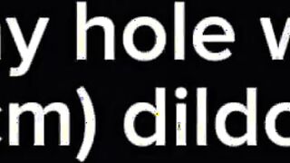 Demolished My Caboose Railing Footlong 30cm Faux-cock in V-card, Ass-fuck Gape Internal ejaculation (Mr Hankey Cholo)