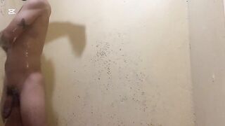 Super-fucking-hot fledgling step-father wanks in the douche - Jovenpoder