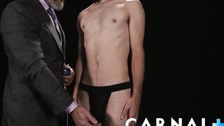 BoyForSale- Platinum parent dom opens up youngster crevice for Sir Houser