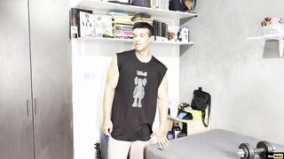 In Spanish I ripple my muscles and end up pulverizing my dark-skinned fucktoy