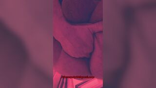 Sissy hubby stashing in Douche frolicking with a BIG BLACK COCK