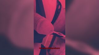 Sissy hubby stashing in Douche frolicking with a BIG BLACK COCK