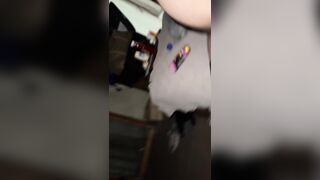 Campsite Internal ejaculation! Suspended BIG BLACK COCK Plumbs Elastic Caboose Milky Dude In Camp Tent!