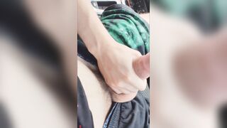 a mate gave me a rail from school while draining off on the way