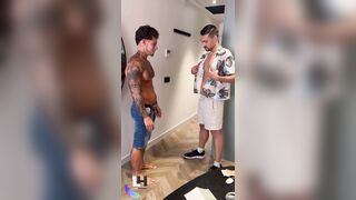 heterosexual fellow enticed by supah-super-steamy boy immense jizz shot