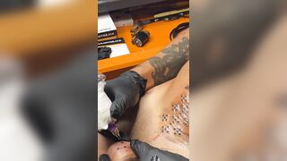 Tattooing my own man rod for joy.