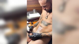 Tattooing my own man rod for joy.
