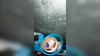 Orgy in the night in public roofs