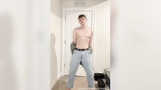 POINT OF VIEW: You Catch a Suspended School Lad Draining in His Dormitory