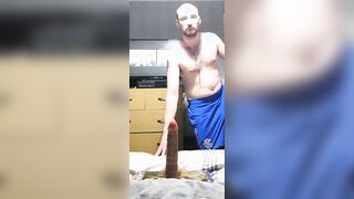 Scottish Rangers aficionado rails 12inch fuck stick