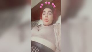 Uber-cute sissy snapchat fuck stick