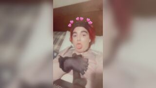 Uber-cute sissy snapchat fuck stick