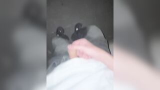 I flash myself in the street