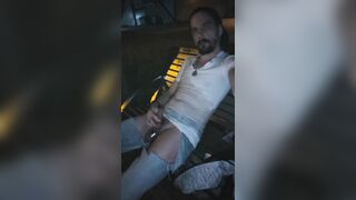 Lost bet: I pee on myself in public!