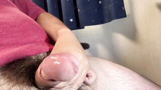 I filmed my uncut trouser snake from swelling to orgasm.