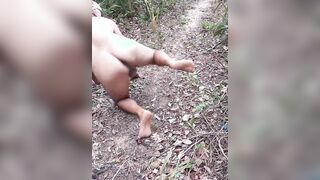 Hotgay latina homosexual red-hot backside in the woods, come plumb me super-hot