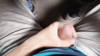 3 consecutive climaxes from a meatpipe with pseudo-phimosis