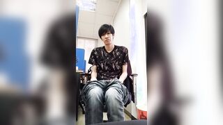 FagTeetajet Thai homosexual fellow Getting off at work