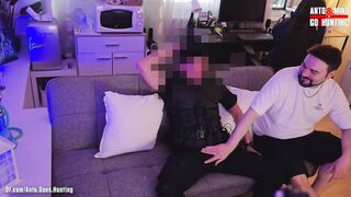 Domineering Hetero Security Comes over and let´s me adore his bod and deep-throat his stiffy (Homo for Pay)