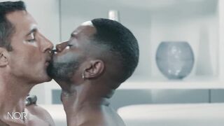 NOIR MASCULINE - Estate Agent Taye Scott Will Do Anything To Get The Sale, Even Deep-throating Nick Capras Boner