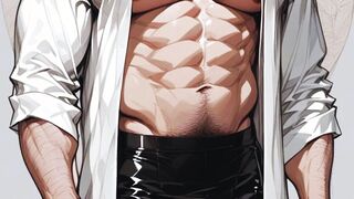 Super-fucking-hot aged stud with meaty donk and divorcee luvs to give his caboose to his old pals anime anime porn