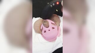 Cuming in innocence with a electro-hitachi