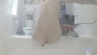 Pleaser Washing Humid Douche Gopro Back Shots
