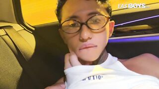 Wondrous uber-cute latino stud with good-sized pink cigar gets hand-job