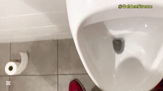 He Heads for the Urinal… Then the Rest room… Then BACK AGAIN?! Dual Flush Frenzy!
