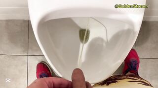 He Heads for the Urinal… Then the Rest room… Then BACK AGAIN?! Dual Flush Frenzy!