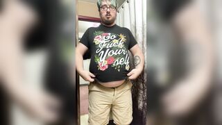 Cock-squeezing clothes an beer garment 1