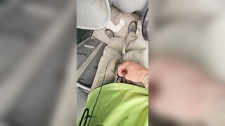 Urinating from my immense testicles and manmeat flesh