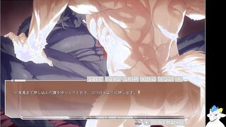 Mating with a muscled masculine unshaved　trio【kamoken】part52