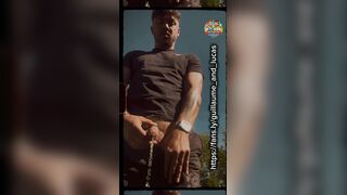 Strung up Hetero-Looking Alpha Urinating Outdoors in the Sun – Male Public Urination