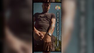 Strung up Hetero-Looking Alpha Urinating Outdoors in the Sun – Male Public Urination