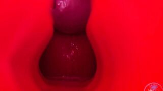 Crimson Colon Fight Penis Block Close Up Intimaly Tsanna The Woman
