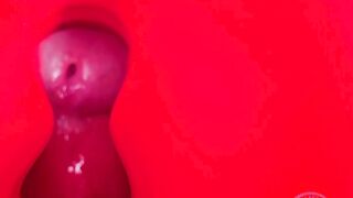 Crimson Colon Fight Penis Block Close Up Intimaly Tsanna The Woman