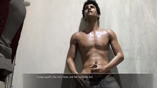 Zack Strokes in School Public Douche Stall