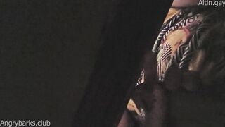 Risky Public Hand-job Under Table in crowded Sports Club