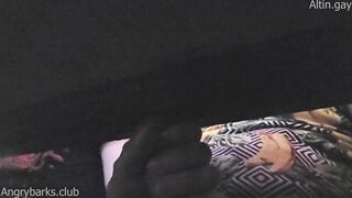 Risky Public Hand-job Under Table in crowded Sports Club