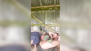 Farmer sam shagging a steaming ginger youngster in his nail dhed
