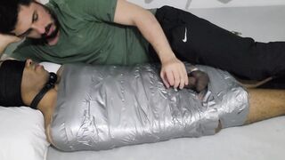 frolicking with mummified guy and throat have fun