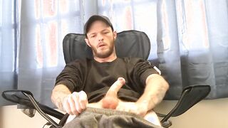 Immense knob and superb weed + cum shot ( smoke and stroke )