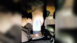 Repost. Accidently deleted. providing Hank head after partying in his shed out back. Columbus Ohio.