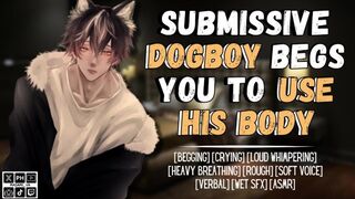 Obedient DogBoy Prays You To Use Him  Masculine Screaming Audio