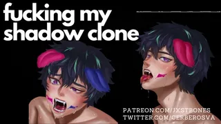 Banging my Shadow Clone  NSFW Audio and Yelling ASMR Self-Penetrate