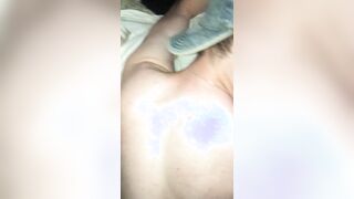 My beau breeds my taut crevasse with his humungous spunk-pump